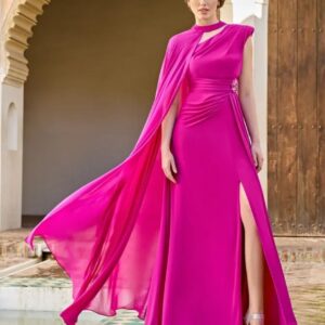 VESTIDO CON CAPA