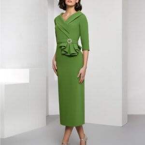 VESTIDO ESCOTE CRUZADO