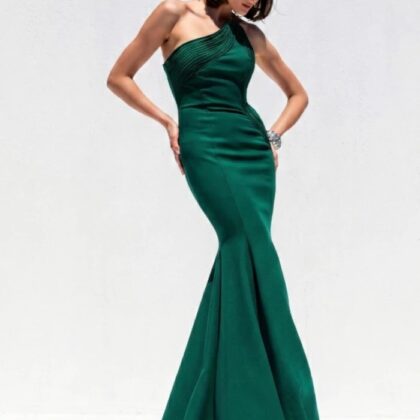 VESTIDO SIRENA ASIMÉTRICO